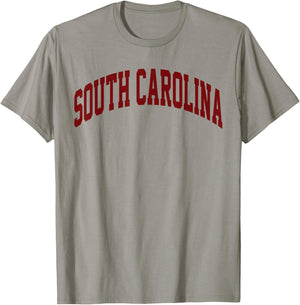 Retro South Carolina Souvenir Vintage South Carolina Red T-Shirt - T-Shirt | Sand