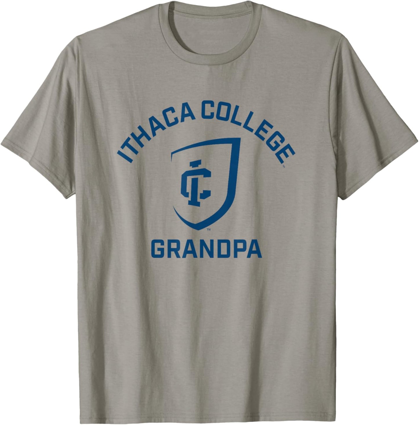 Ithaca College Bombers Arched Grandpa T-Shirt - T-Shirt | Sand