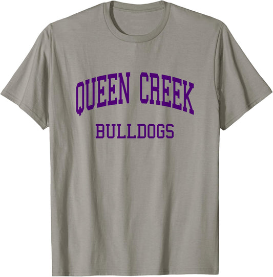 Queen Creek High School HS Queen Creek AZ Retro T-Shirt - T-Shirt | Sand