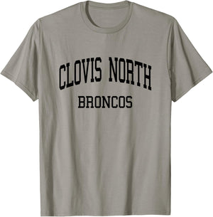 Clovis North High School HS Fresno CA Retro T-Shirt - T-Shirt | Sand