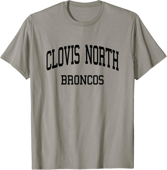 Clovis North High School HS Fresno CA Retro T-Shirt - T-Shirt | Sand
