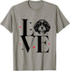 I Love My Cavapoo Dog Mom Dad Valentine's Day Women Girls Kids T-Shirt - T-Shirt | Sand