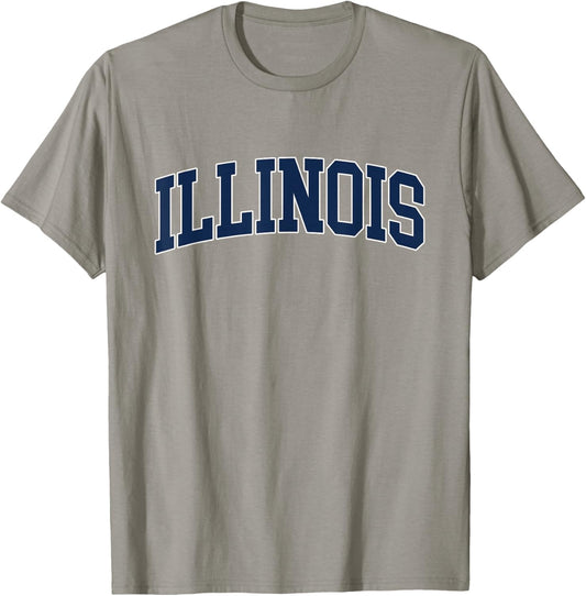 Illinois - Throwback Design - Classic T-Shirt - T-Shirt | Sand