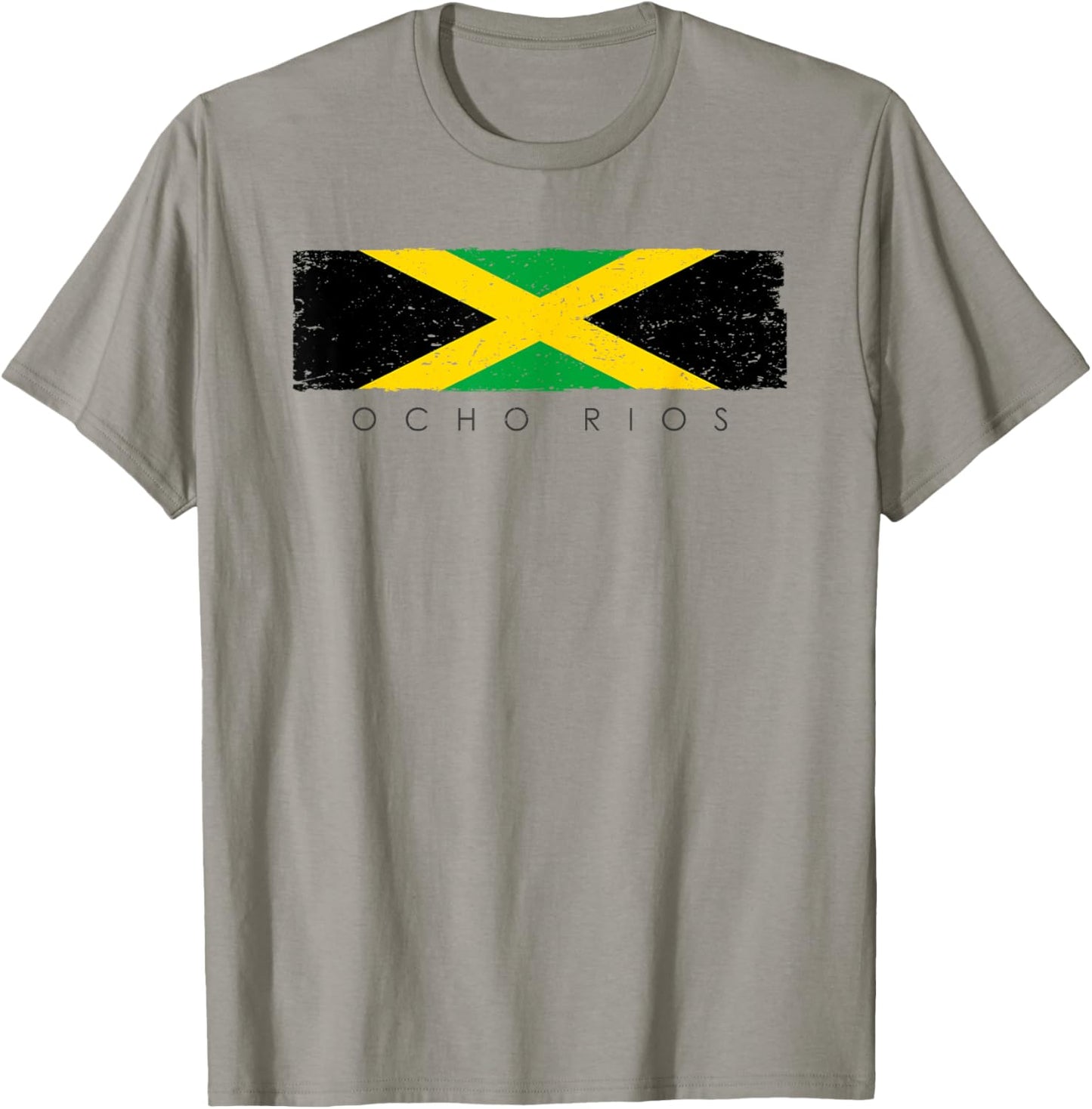 Vintage Ocho Rios Jamaica Vacation | Jamaica Lover T-Shirt - T-Shirt | Sand