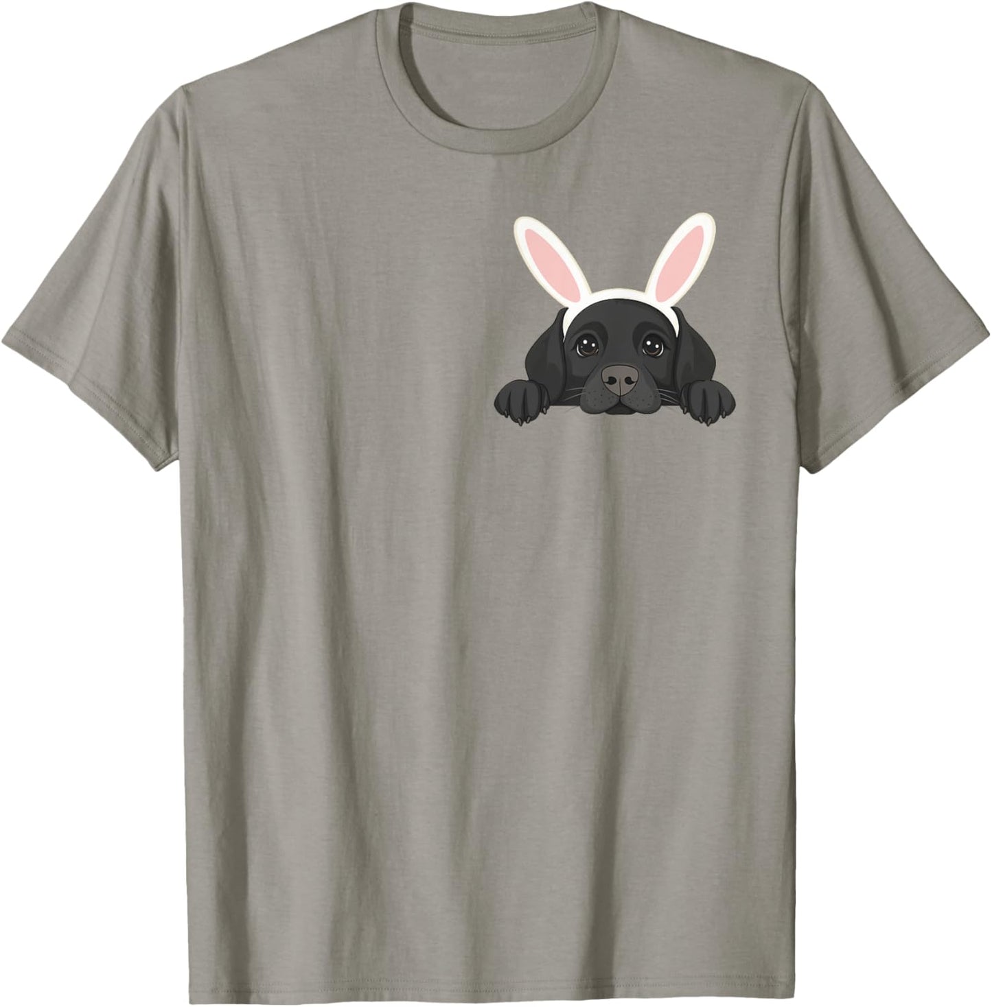 Easter Labrador Retriever Cute Dog Lab Easter Bunny Ears Men Women Kids T-Shirt - T-Shirt | Sand