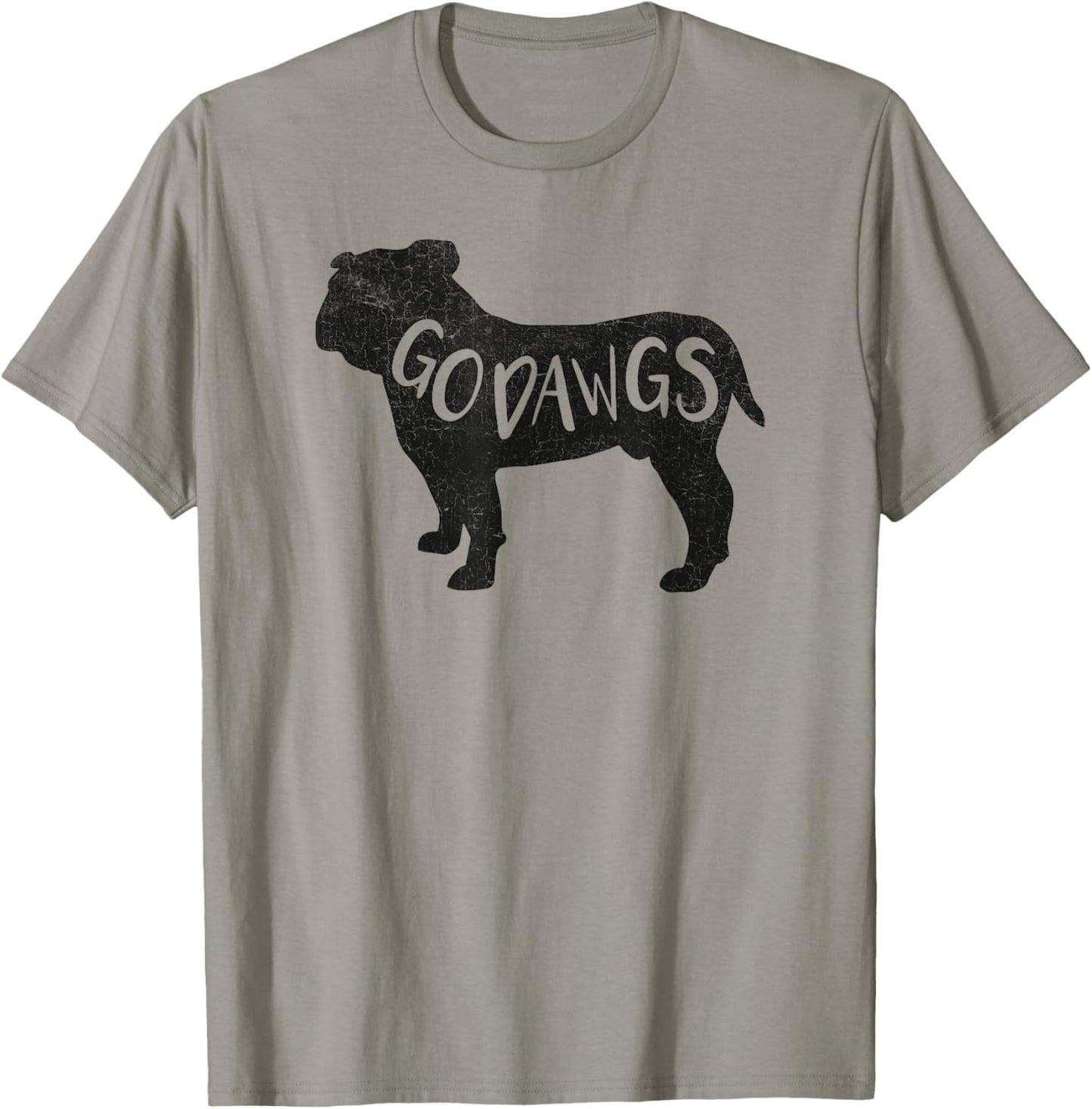 Go Dawgs Funny Bulldogs T-Shirt - T-Shirt | Sand