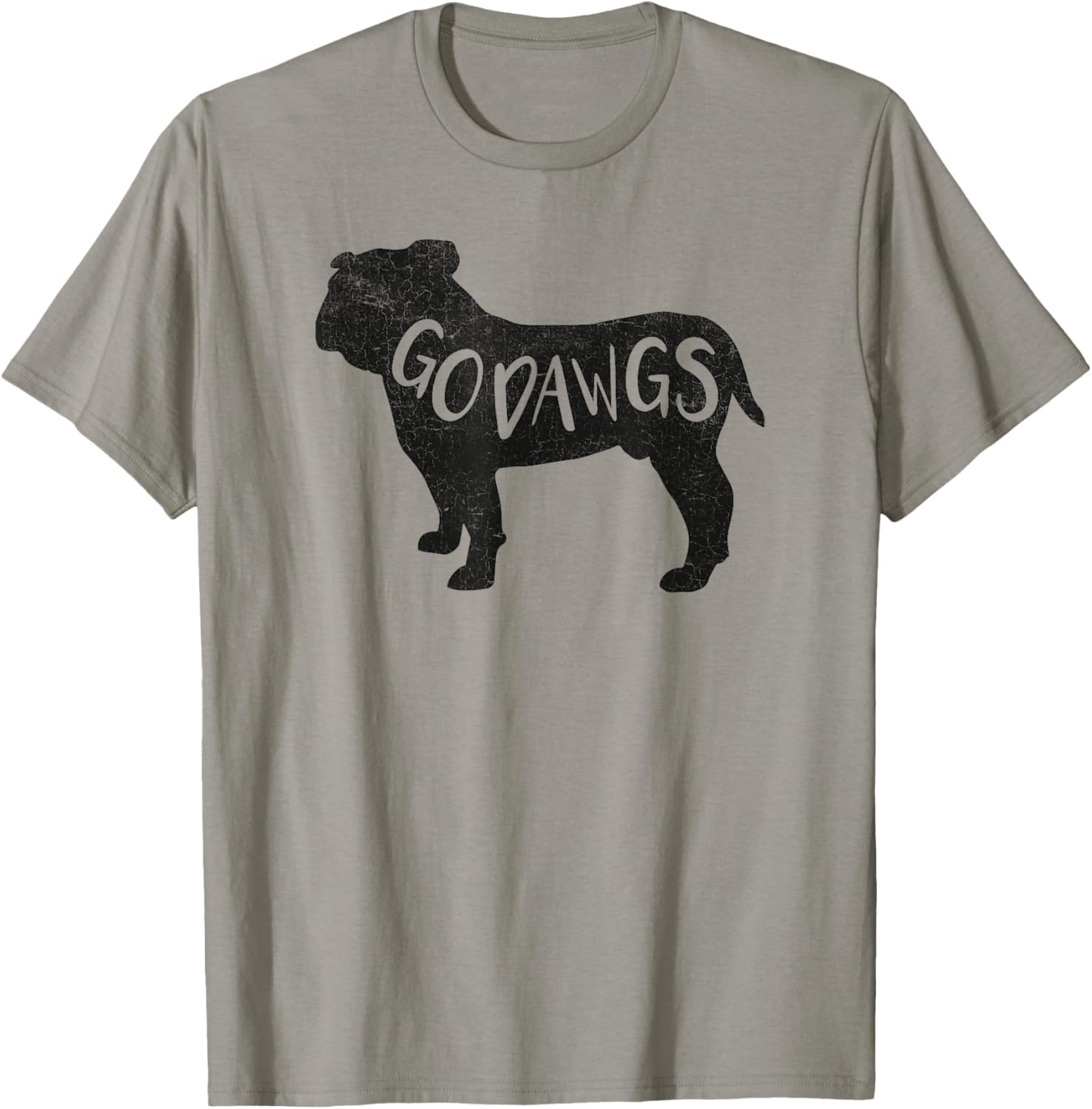 Go Dawgs Funny Bulldogs T-Shirt - T-Shirt | Sand