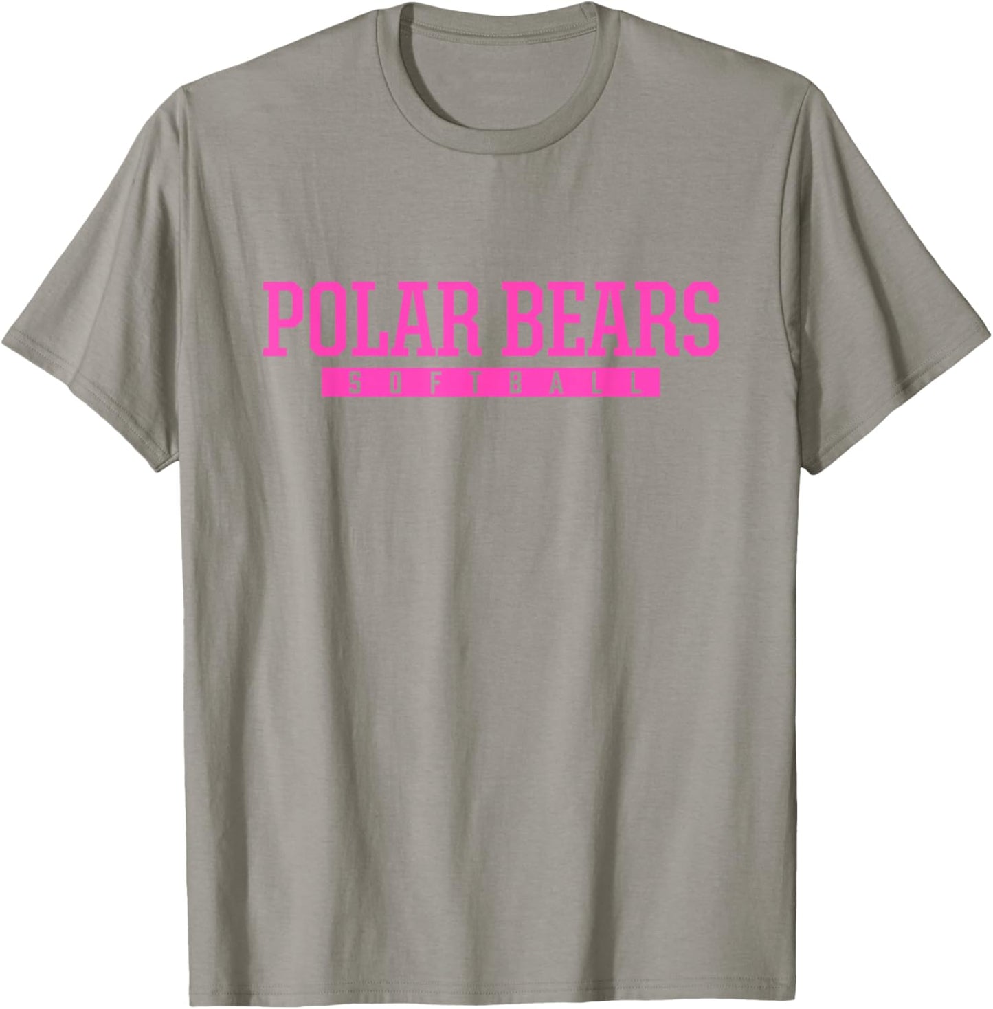 North Polar Bears Softball HS T-Shirt - T-Shirt | Sand