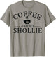 Shollie Dog And Coffee Men Women T-Shirt - T-Shirt | Sand