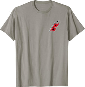Carolina Hurricanes Front/Back Gray NHL Officially Licensed T-Shirt - T-Shirt | Sand