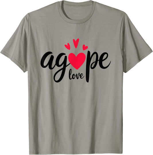 God's Love Agape Highest Form Of Love Christian T-Shirt - T-Shirt | Sand
