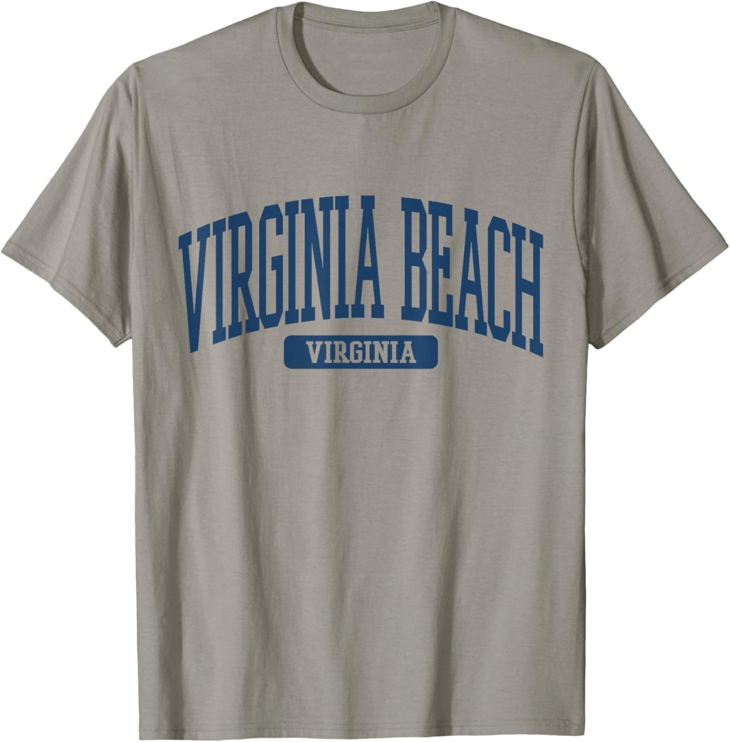 Virginia Beach Virginia Souvenir Beach, Retro, Minimalist T-Shirt - T-Shirt | Sand