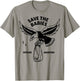 Save the Babies Eagle T-Shirt - T-Shirt | Sand