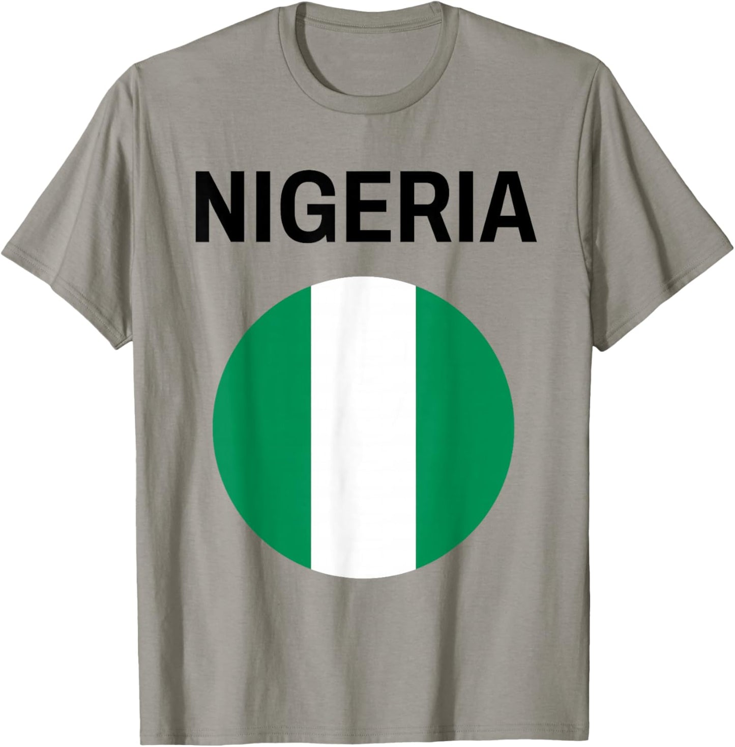 Nigeria Flag Modern T-Shirt - T-Shirt | Sand