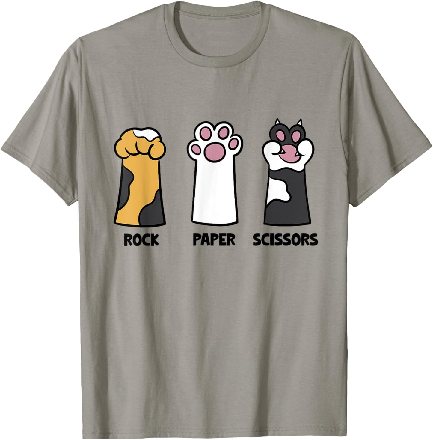 Cat Lover Cat Owner Funny Cat Rock Papers Scissors Fun Cat Women T-Shirt - T-Shirt | Sand