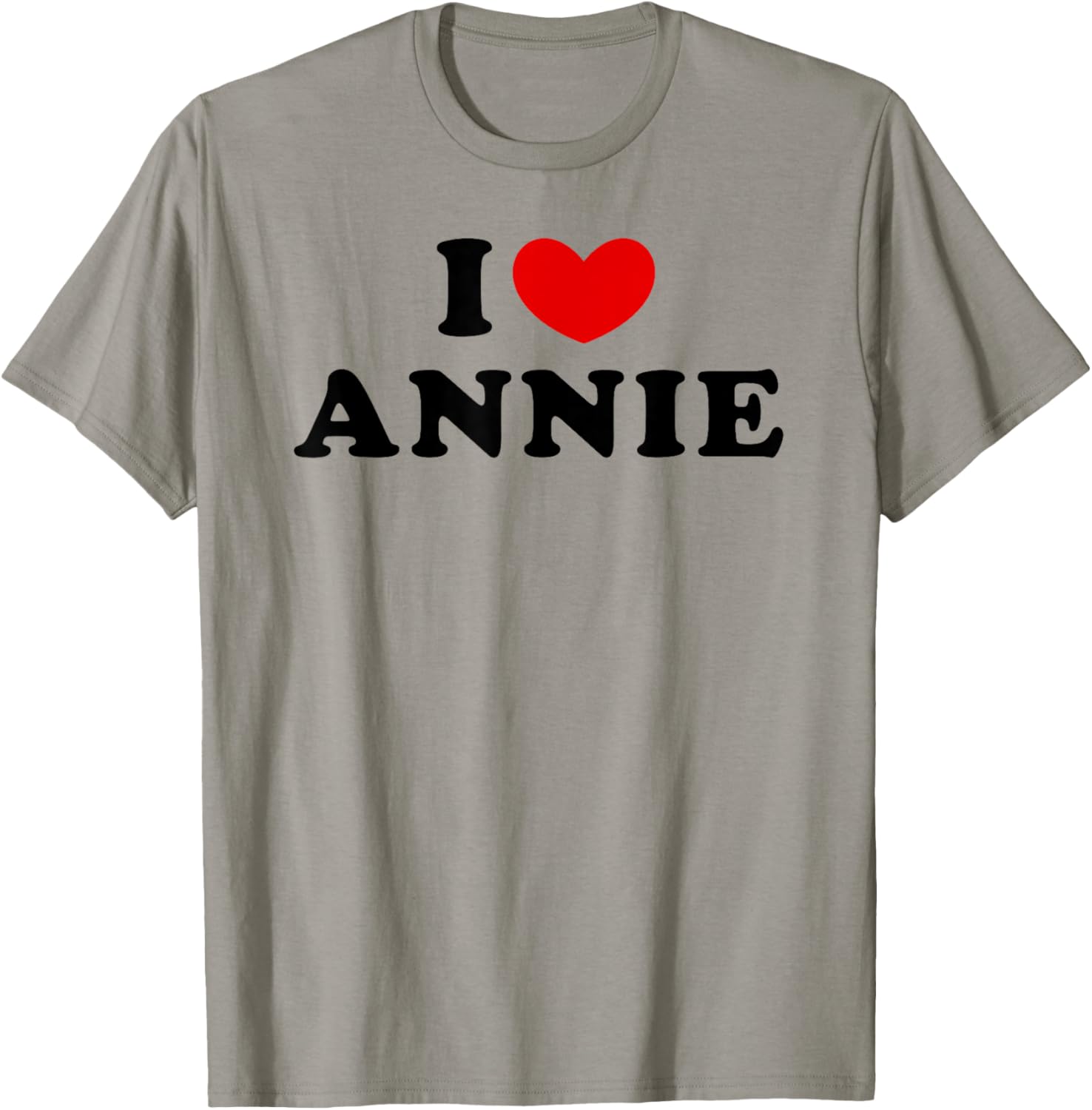 I Love Annie, I Heart Annie T-Shirt - T-Shirt | Sand