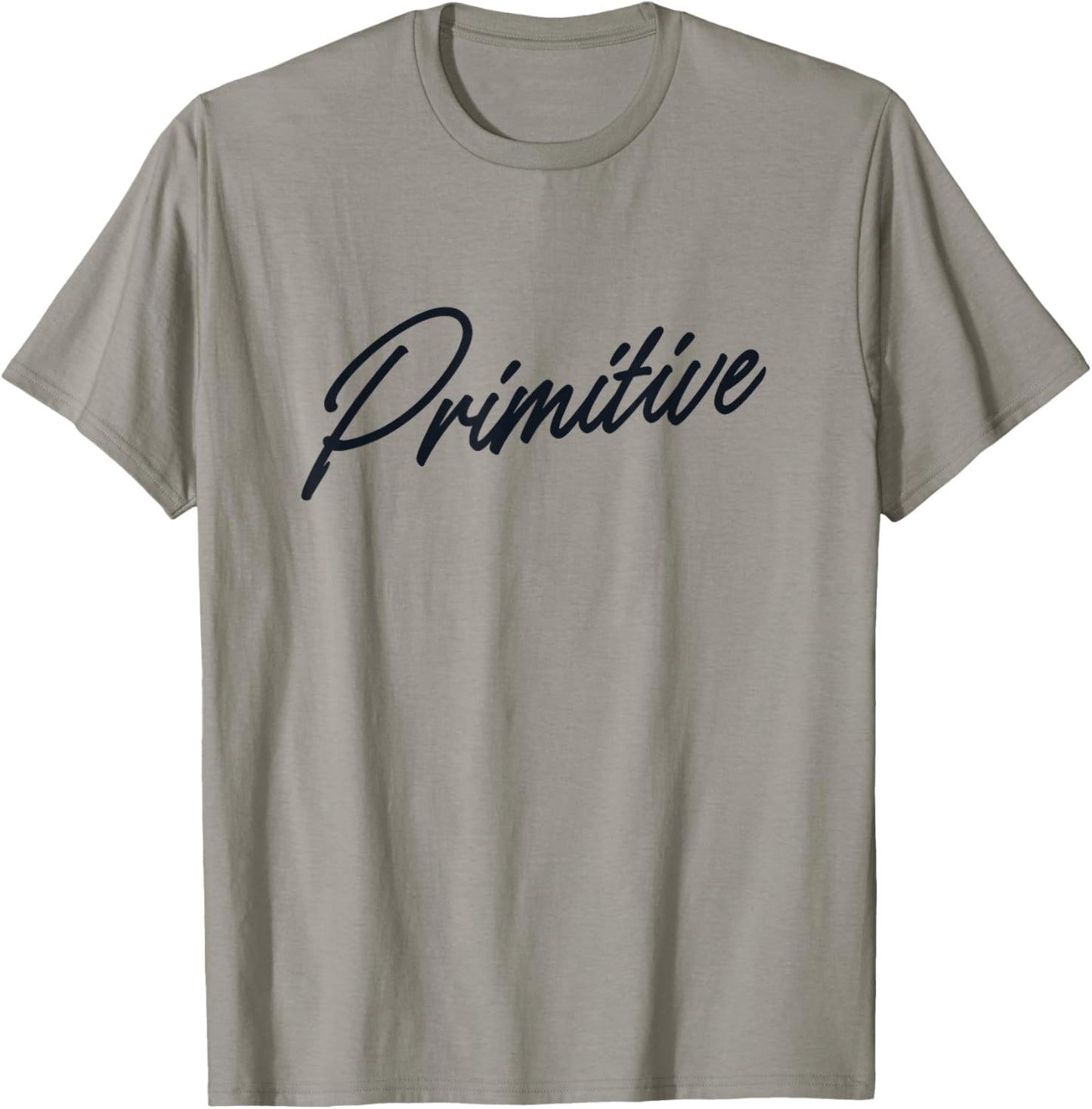 Primitive Handwritten Urban Design - Bold Aesthetic Wear T-Shirt - T-Shirt | Sand