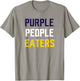 Casual Biscuits Purple People Eaters Football , Grey, Small, Short Sleeve, , Classic Fit, Polyester 100%, Letter Print, Sports Fans, Casual Wear Lovers, -Adults T-Shirt - T-Shirt | Sand