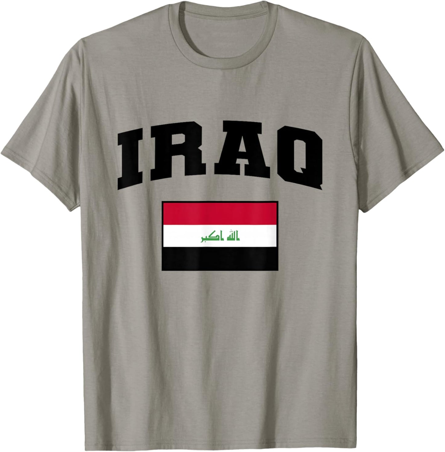 Iraq Flag Proud Iraqi Fans Supporters T-Shirt - T-Shirt | Sand