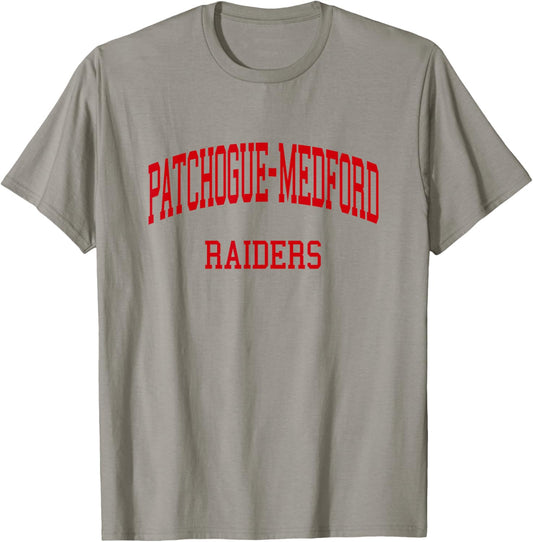 Patchogue-Medford High School HS Medford NY Retro T-Shirt - T-Shirt | Sand