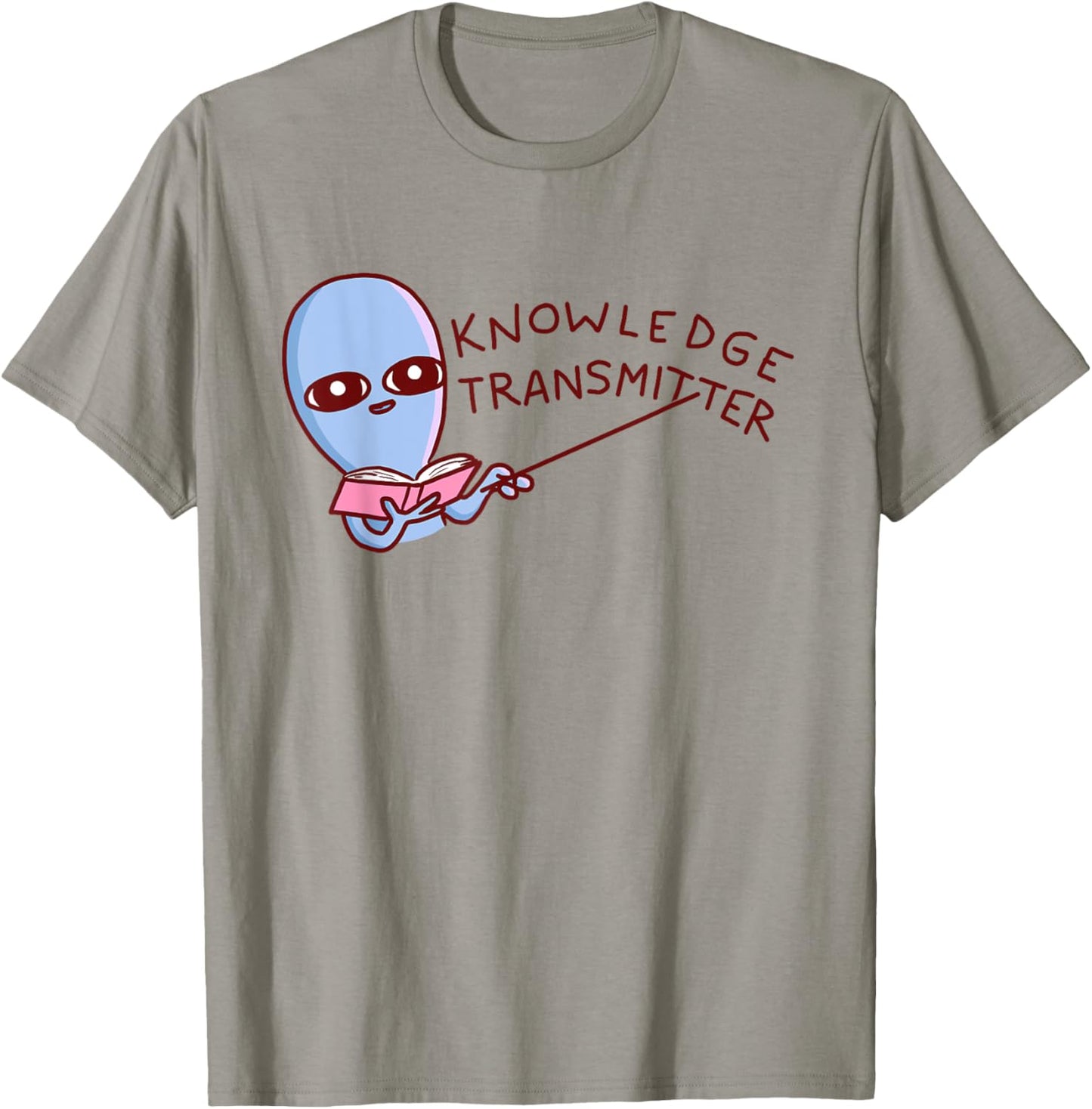 Threadless Nathan W. Pyle Strange Planet Transmitter Graphic T-Shirt - T-Shirt | Sand