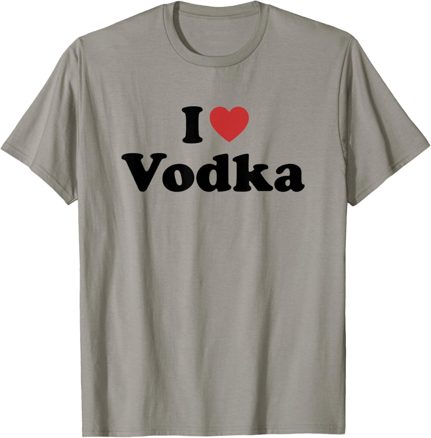 I Love Vodka T-Shirt - T-Shirt | Sand