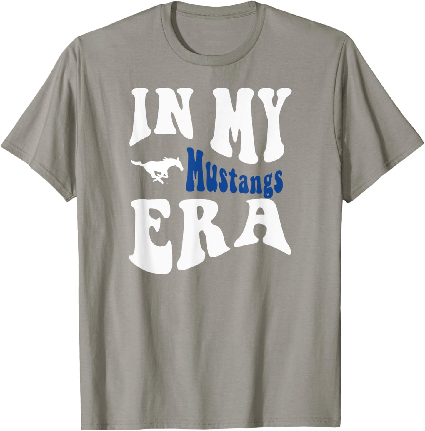 SMU Mustangs Era Red Officially Licensed T-Shirt - T-Shirt | Sand