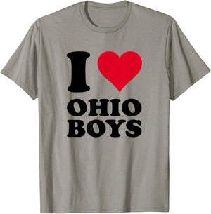I Love Ohio Boys T-Shirt - T-Shirt | Sand