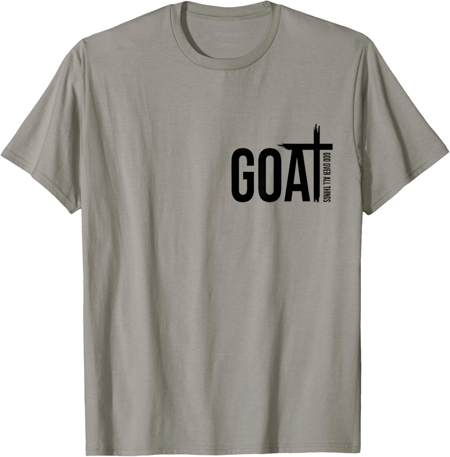 Goat God Over All Things T-Shirt - T-Shirt | Sand
