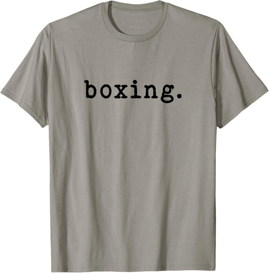 Boxing Enthusiast Minimalist Sports T-Shirt - T-Shirt | Sand
