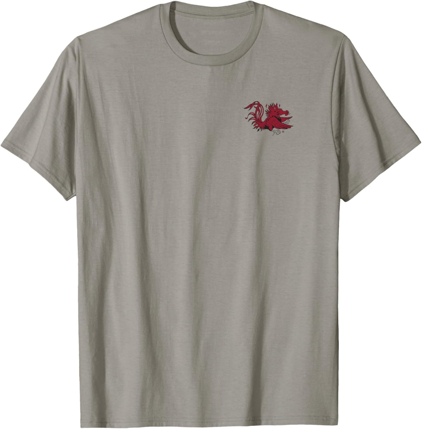 South Carolina Gamecocks Icon Front/Back White T-Shirt - T-Shirt | Sand