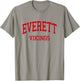 Everett High School HS Lansing MI Retro T-Shirt - T-Shirt | Sand