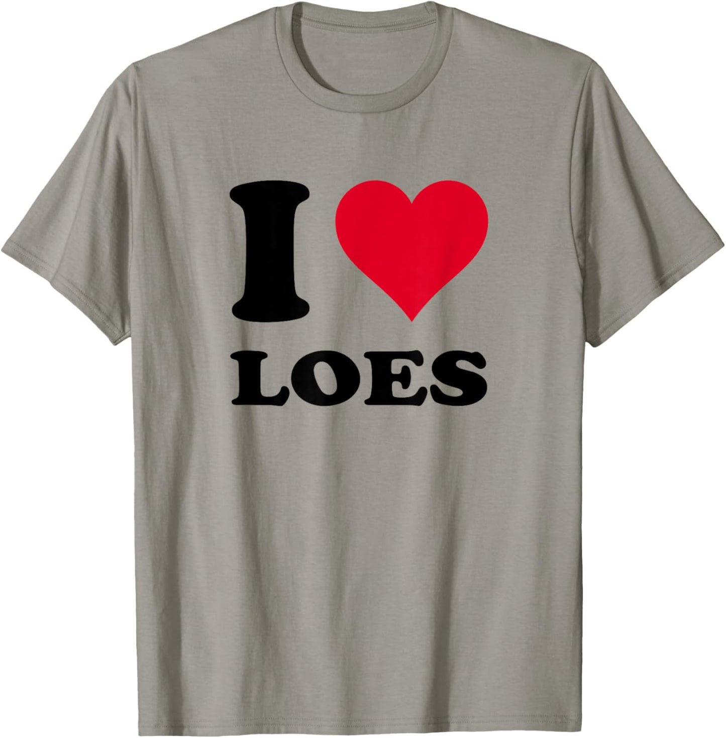 « Ich Liebe Loes » T-Shirt - T-Shirt | Sand