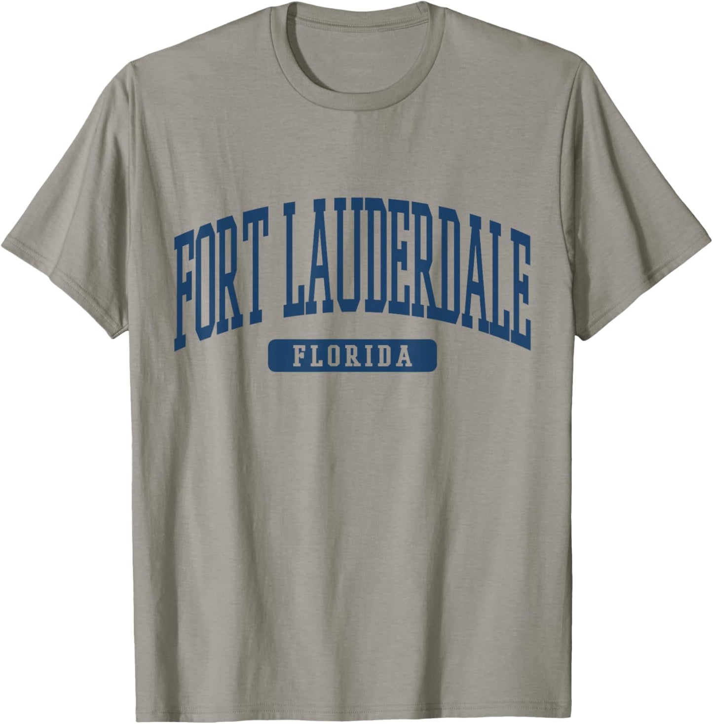 Fort Lauderdale Florida Souvenir Beach, Retro, Minimalist T-Shirt - T-Shirt | Sand