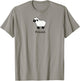 Found Minimalist Sheep Christian Psalm 23 Lamb Christian T-Shirt - T-Shirt | Sand