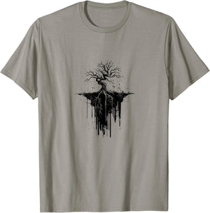 Tree of Life Tree Nature Design Forest Jungle T-Shirt - T-Shirt | Sand