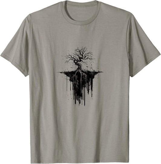 Tree of Life Tree Nature Design Forest Jungle T-Shirt - T-Shirt | Sand