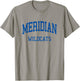 Meridian High School HS Meridian MS Retro T-Shirt - T-Shirt | Sand