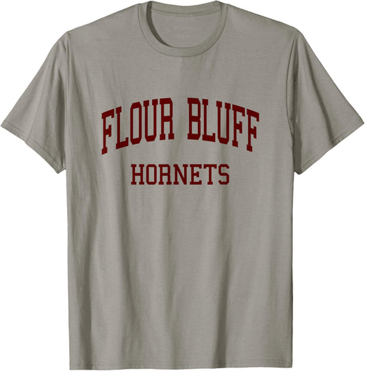 Flour Bluff High School HS Corpus Christi TX Retro T-Shirt - T-Shirt | Sand