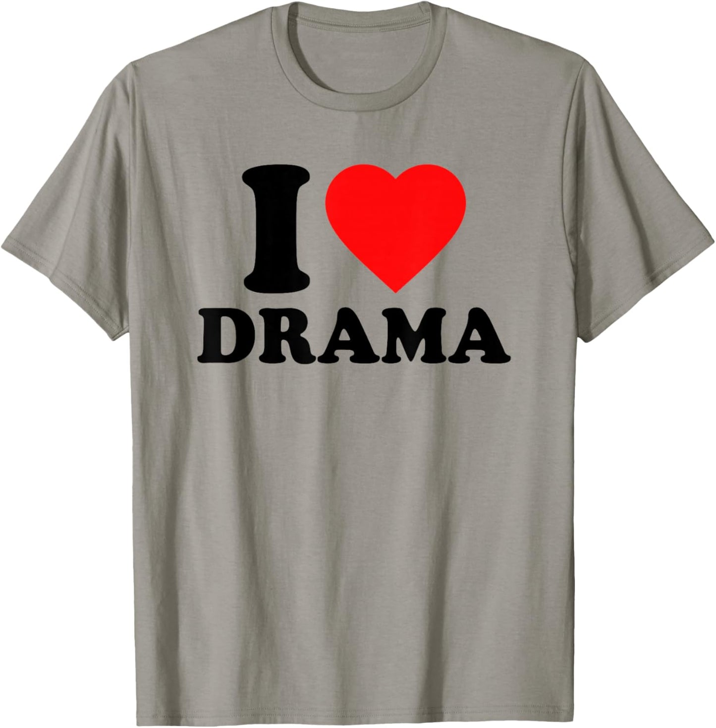 I Love Drama · I Heart Drama Y2k Aesthetic Iconic Slogan T-Shirt - T-Shirt | Sand