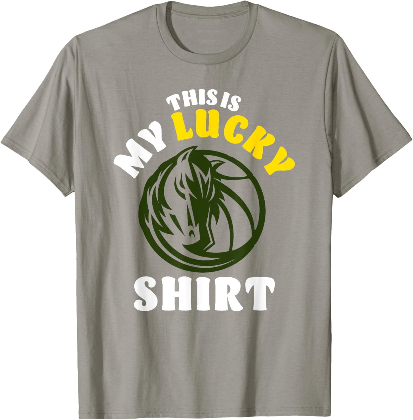 NBA Dallas Mavericks St. Patrick's Day Lucky Shirt T-Shirt - T-Shirt | Sand