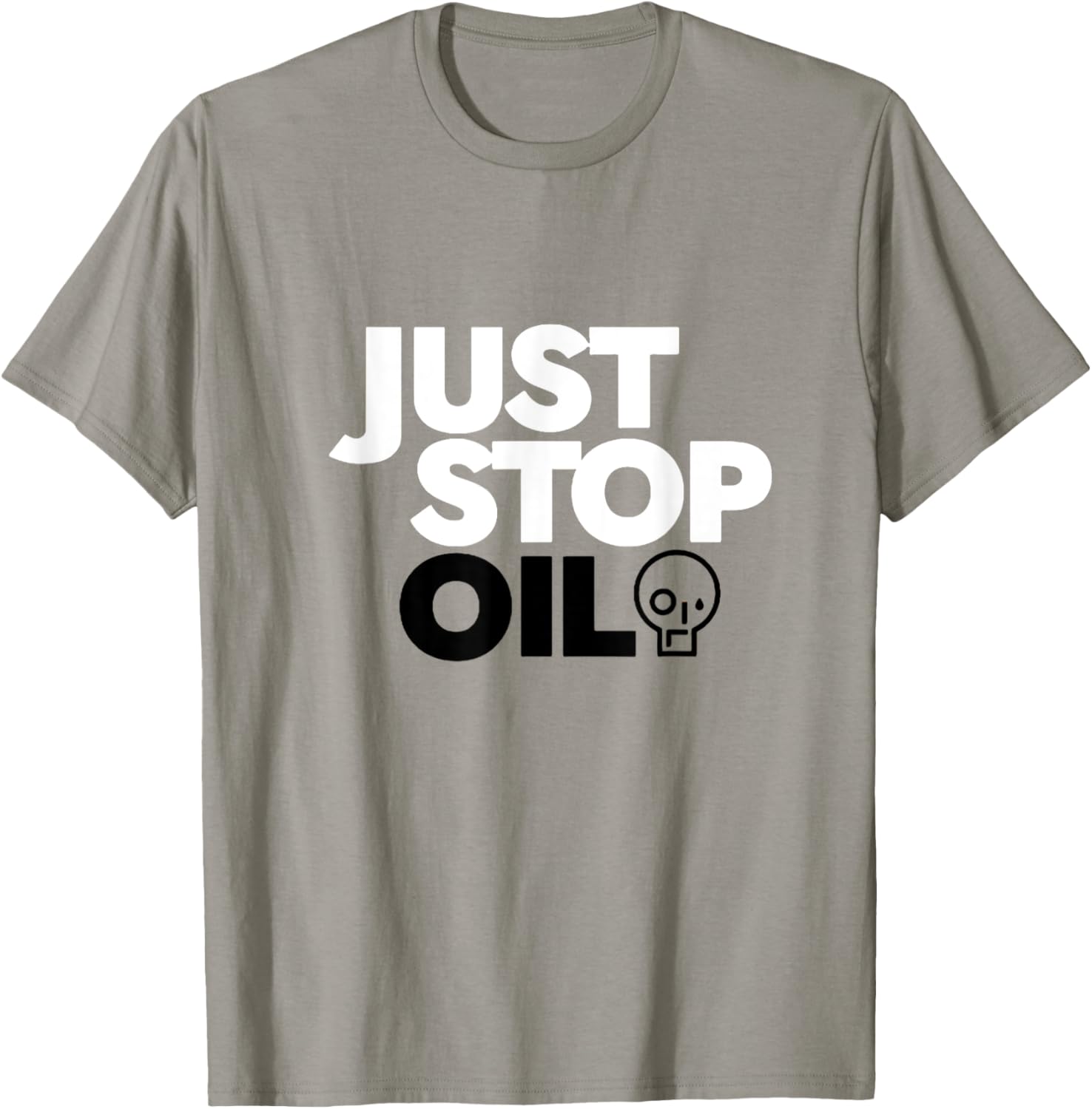 Official JUST STOP OIL SAVE THE EARTH ECO FRIENDLY T-Shirt - T-Shirt | Sand