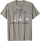 I’m Very Good At Doing Absolutely Nothing Lazy Grey Cat T-Shirt - T-Shirt | Sand