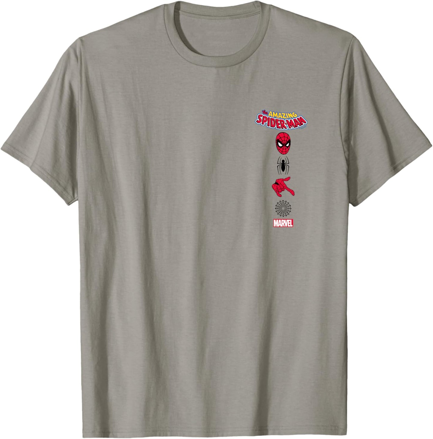 Spider-Man - Stacked Icons T-Shirt - T-Shirt | Sand