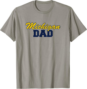 University of Michigan Wolverines Dad T-Shirt - T-Shirt | Sand