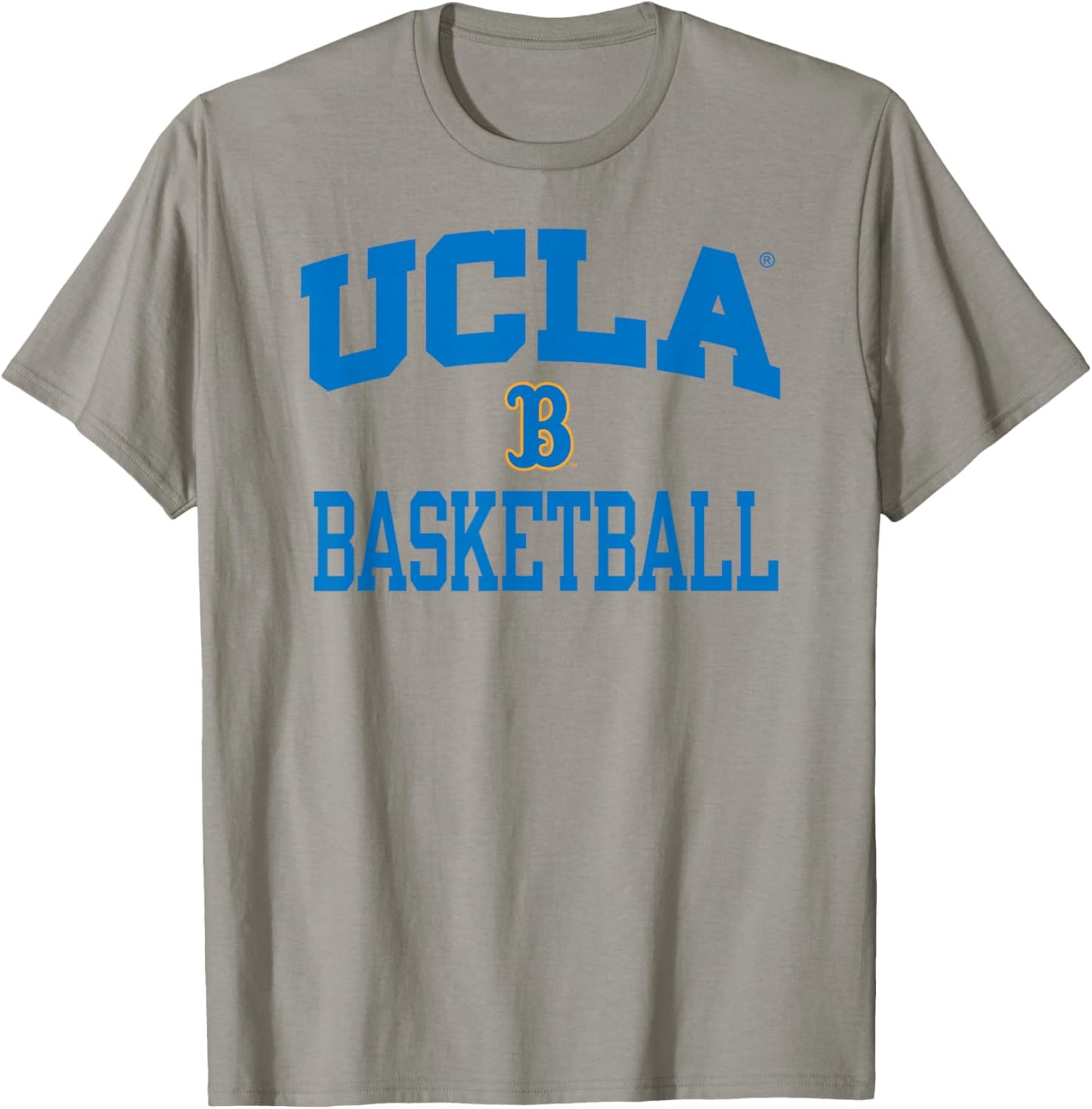 UCLA Bruins Basketball Arch Gray Officially Licensed T-Shirt - T-Shirt | Sand