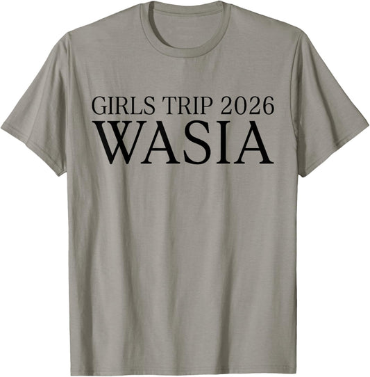 Girls Trip 2025 Wasia Summer Vacation Beach T-Shirt - T-Shirt | Sand