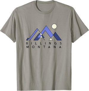 Billings Montana | Billings MT Abstract T-Shirt - T-Shirt | Sand