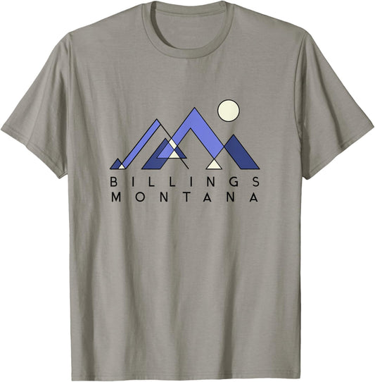 Billings Montana | Billings MT Abstract T-Shirt - T-Shirt | Sand