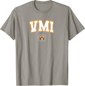 Virginia Military Institute VMI Keydets Arch Logo T-Shirt - T-Shirt | Sand